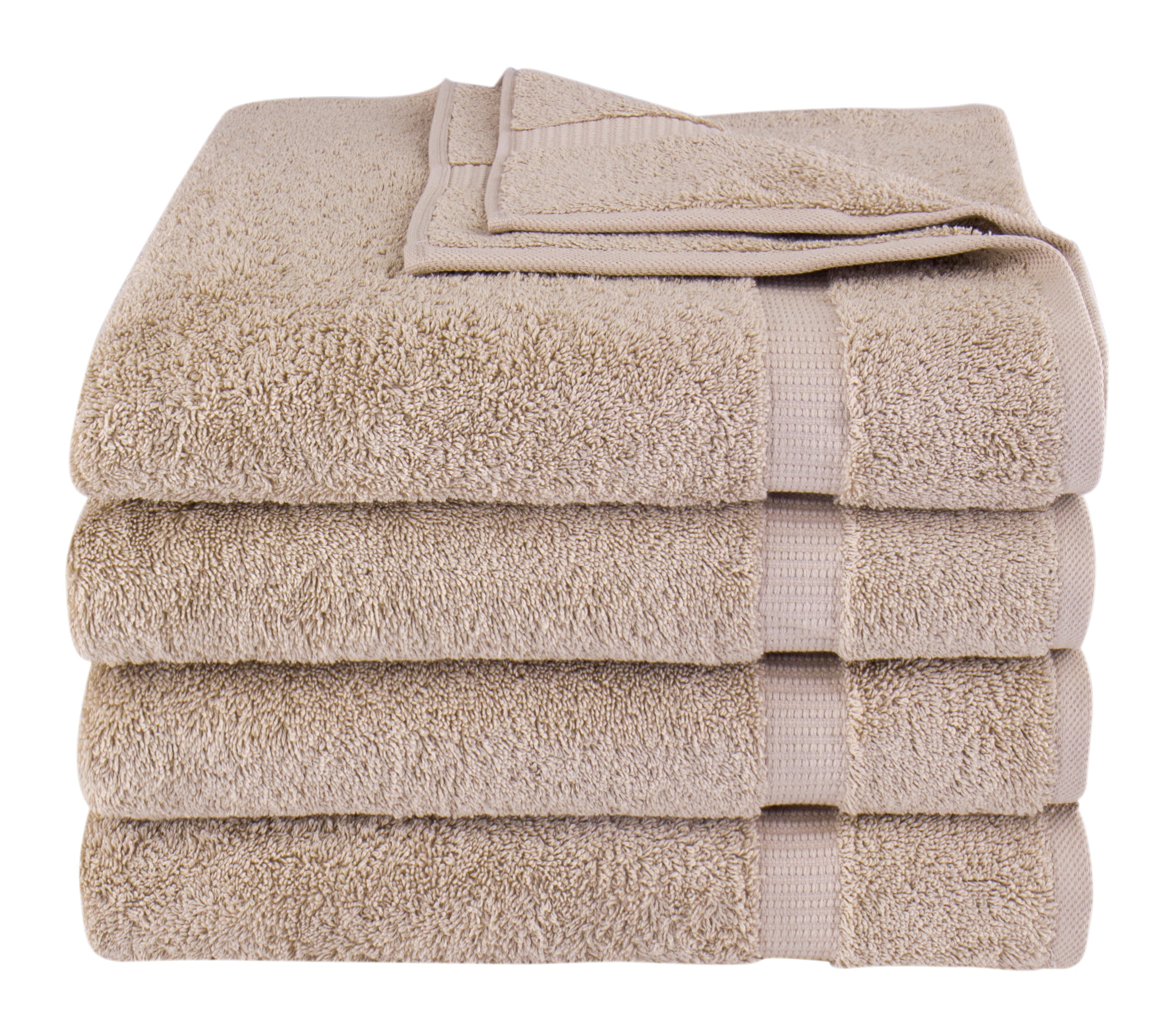 Villa Turkish Cotton Luxury Hotel Collection Bath Towels - 4 Pieces