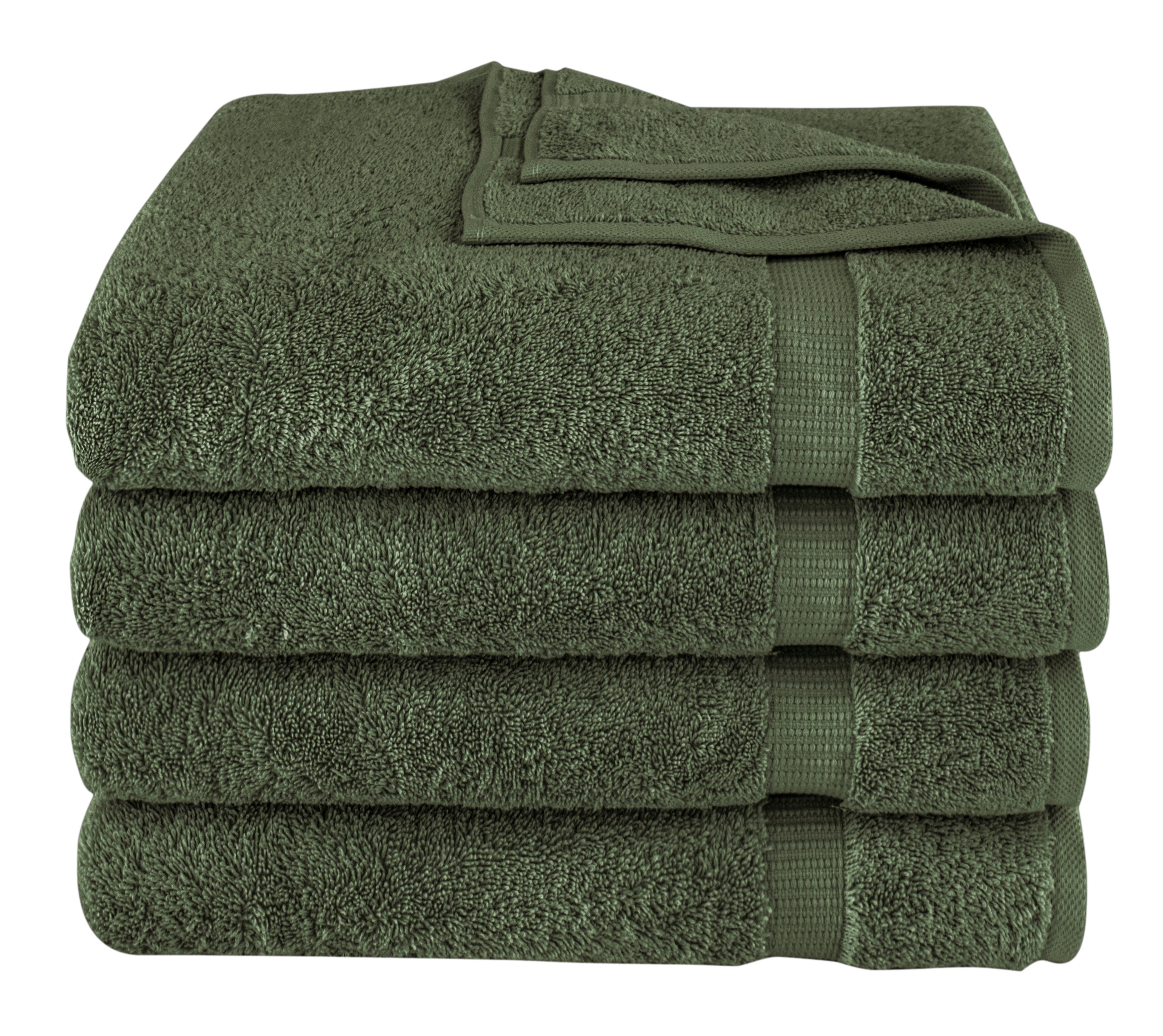 Villa Turkish Cotton Luxury Hotel Collection Bath Towels - 4 Pieces