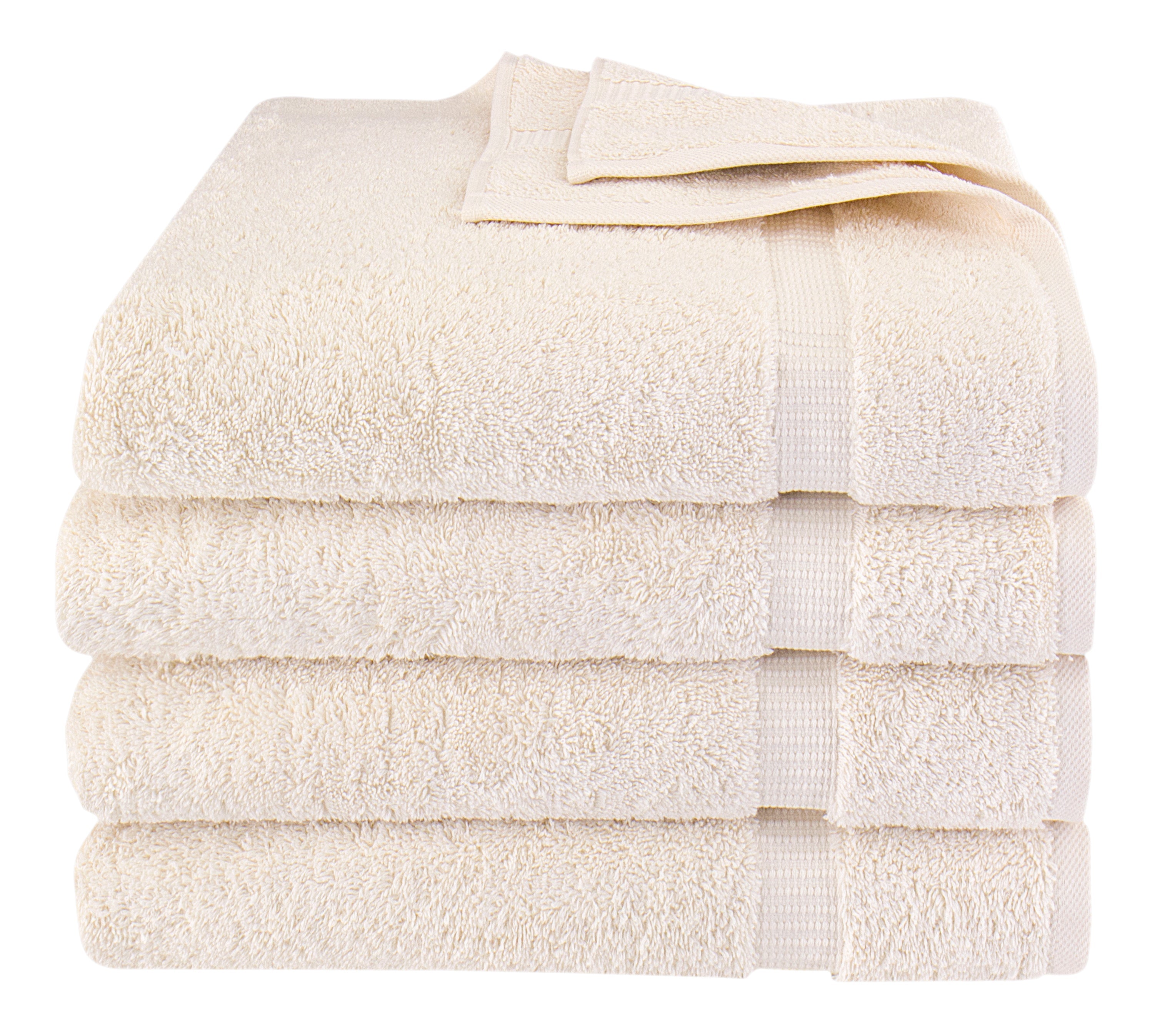 Villa Turkish Cotton Luxury Hotel Collection Bath Towels - 4 Pieces