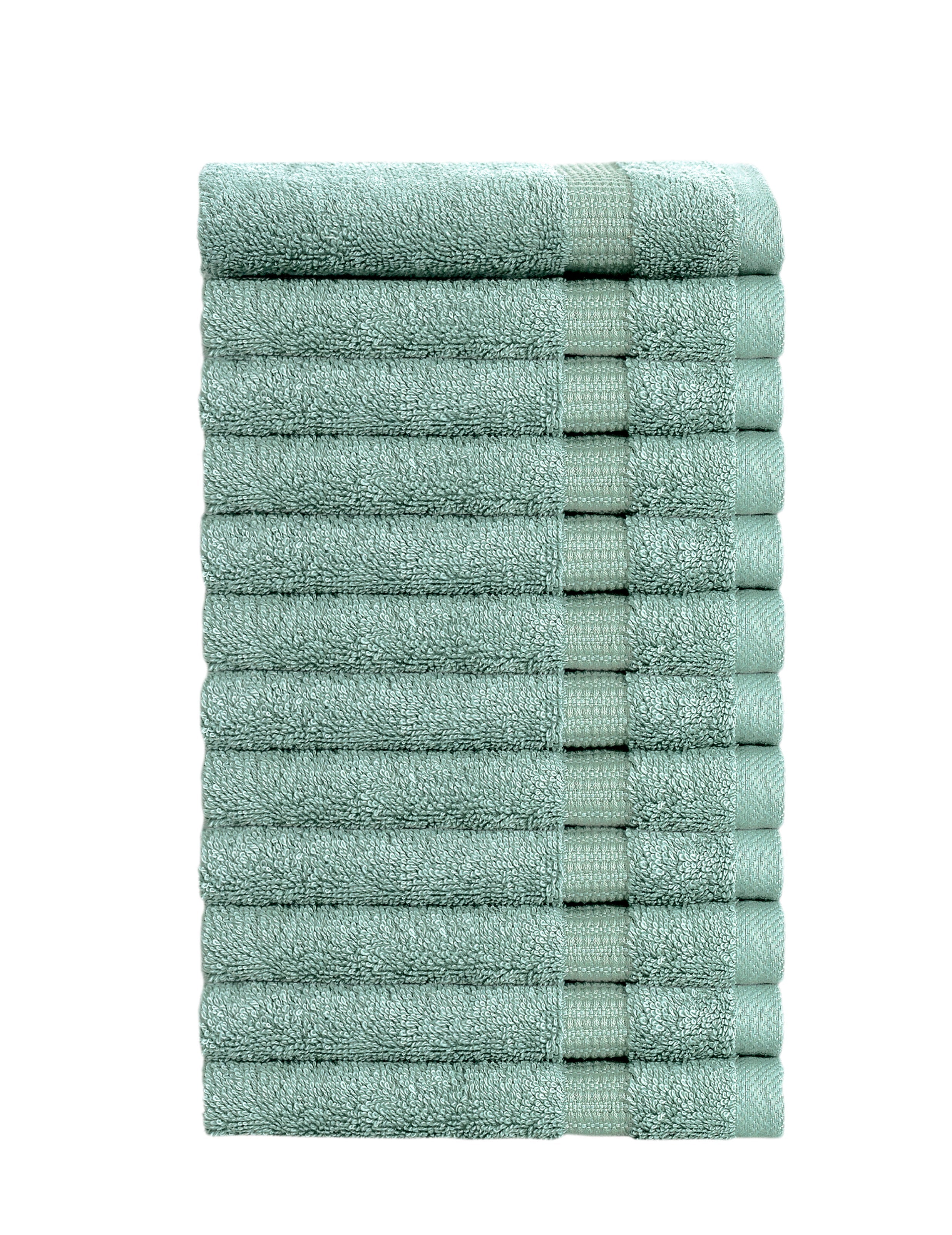 Cambridge Turkish Cotton Washcloths - 12 Pieces (Wholesale)