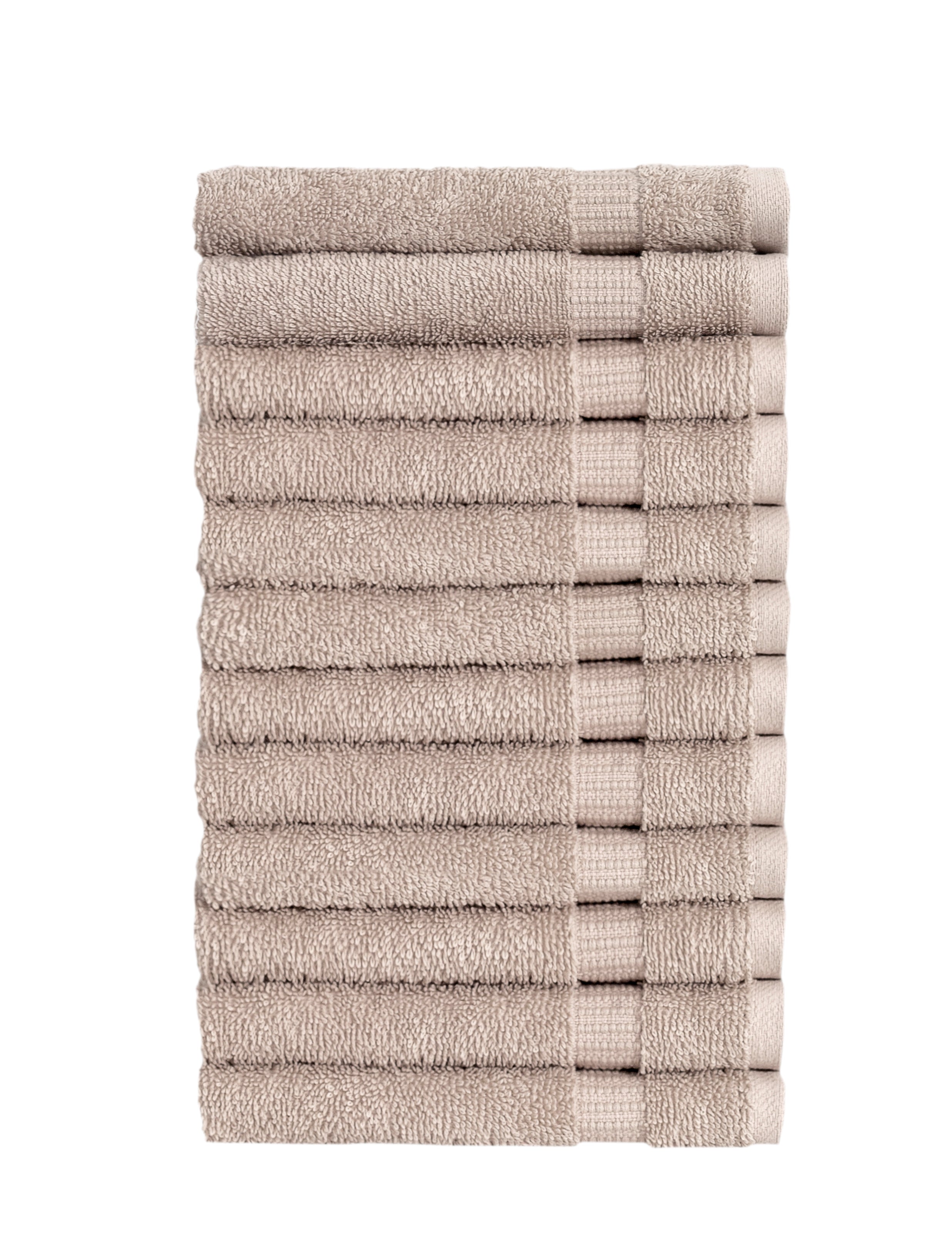 Cambridge Turkish Cotton Washcloths - 12 Pieces (Wholesale)