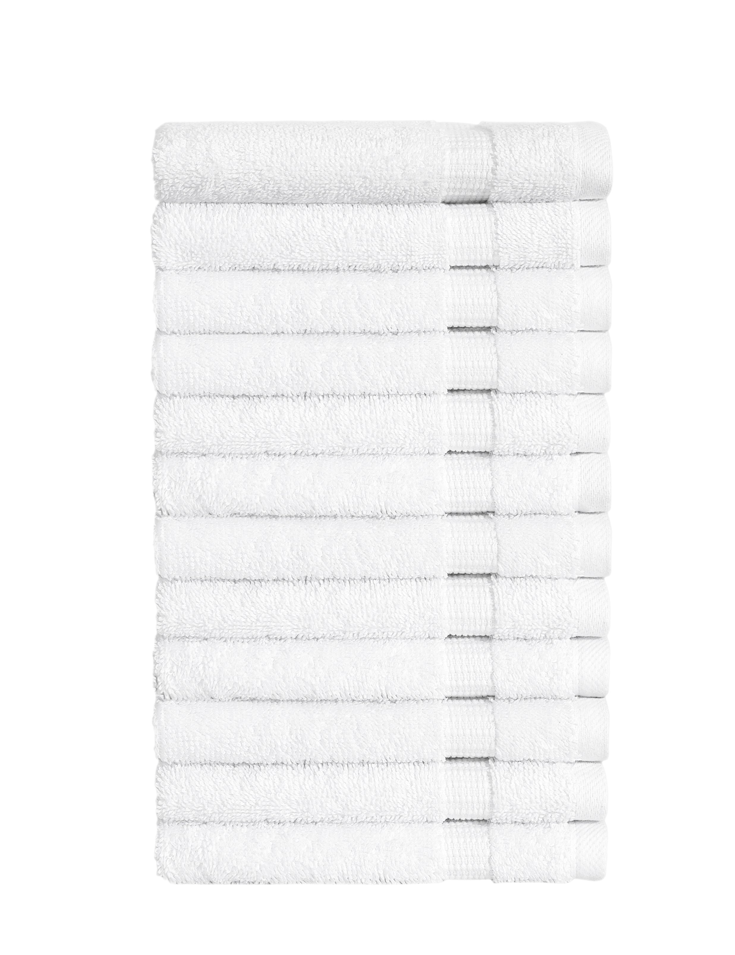 Cambridge Turkish Cotton Washcloths - 12 Pieces (Wholesale)