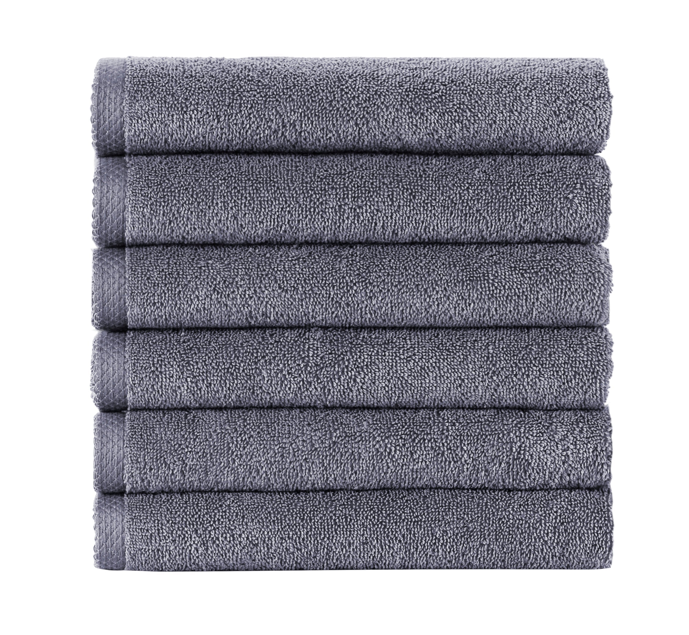 Hospitality Turkish Cotton Hand Towels - 6 Pieces