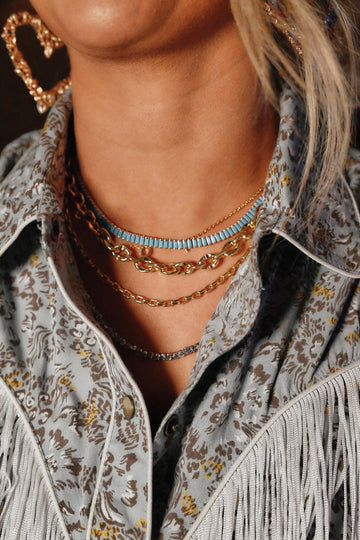 LOVE TRIANGLE NECKLACE