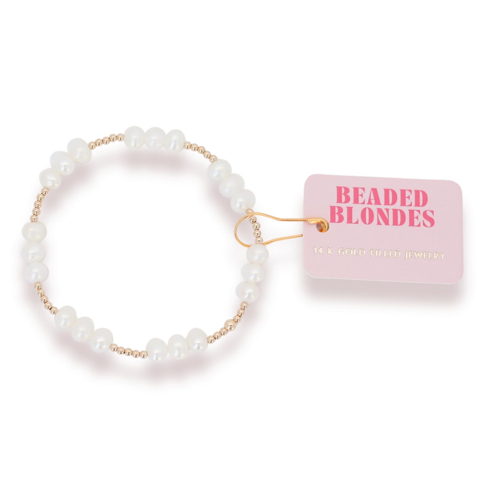 ILY Coastal Pearl Bracelet in Gold