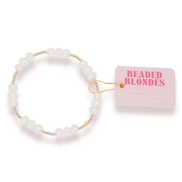 ILY Coastal Pearl Bracelet in Gold