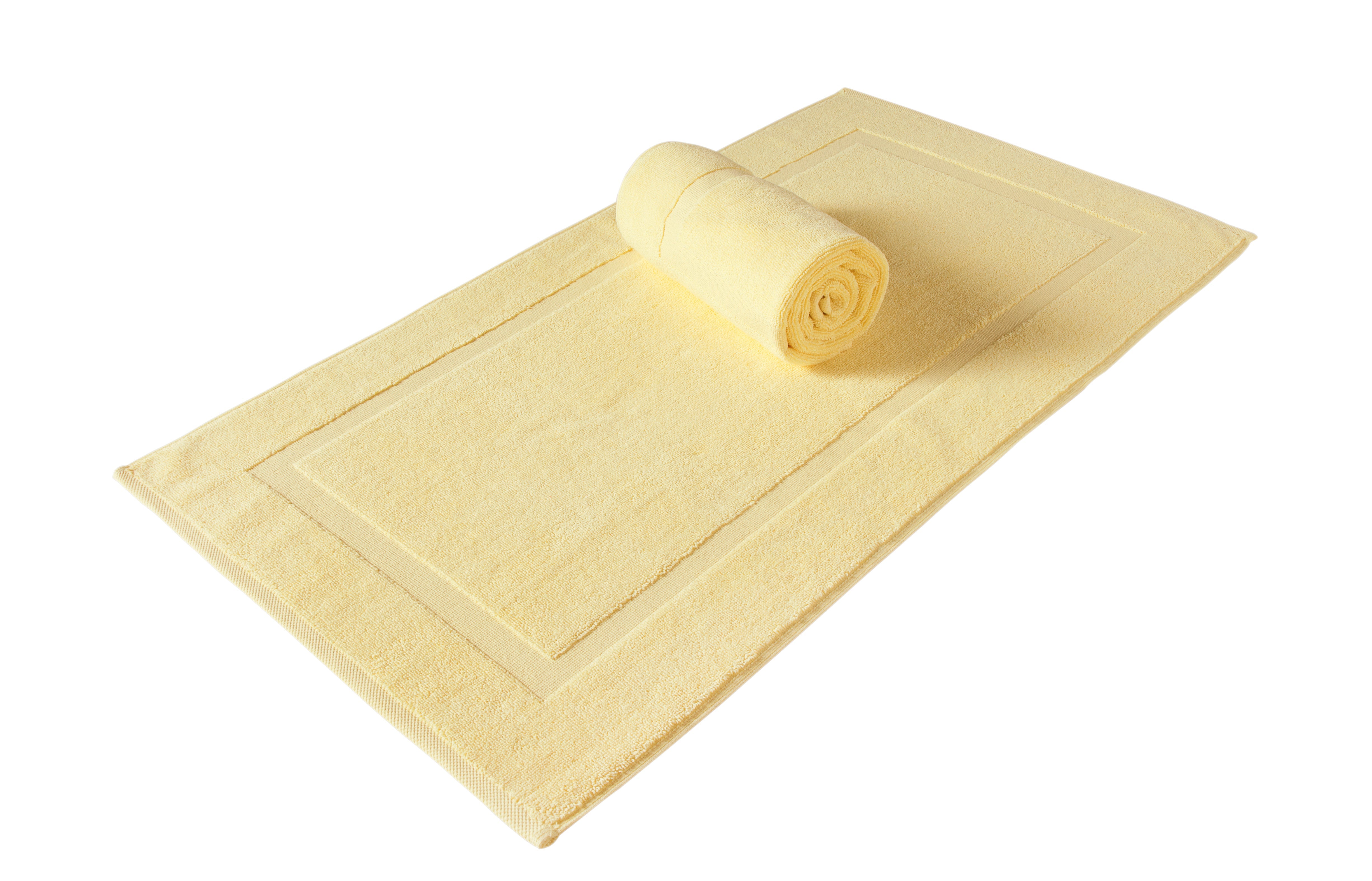 Cambridge Panel Bath Mats Pack of 2, Turkish Cotton Hotel & Spa Bath Rug Set, 900 GSM, 20"x34"
