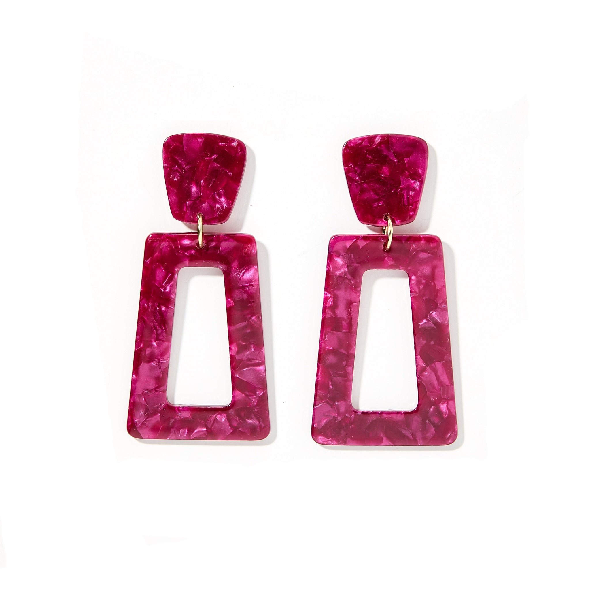 Kennedy Statement Earring - Pinot Noir