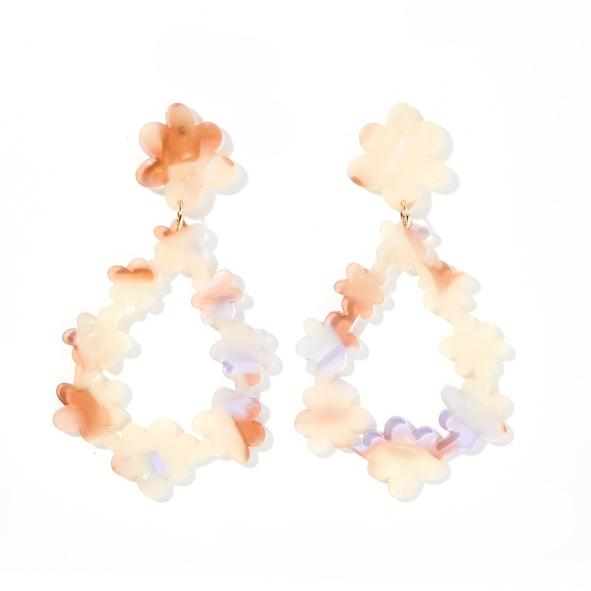 Bianca Statement Earrings - Lavender Honey
