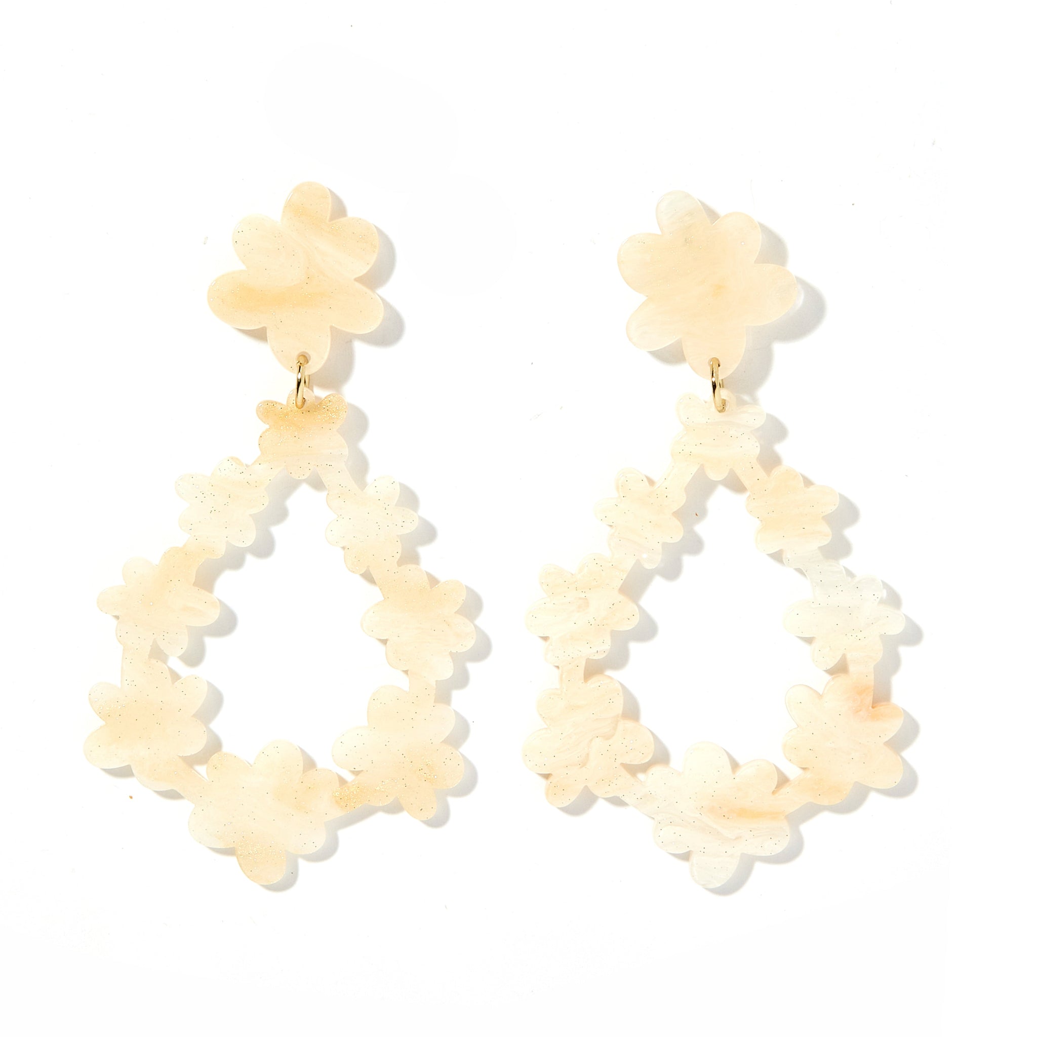Bianca Statement Earrings - Milky Way
