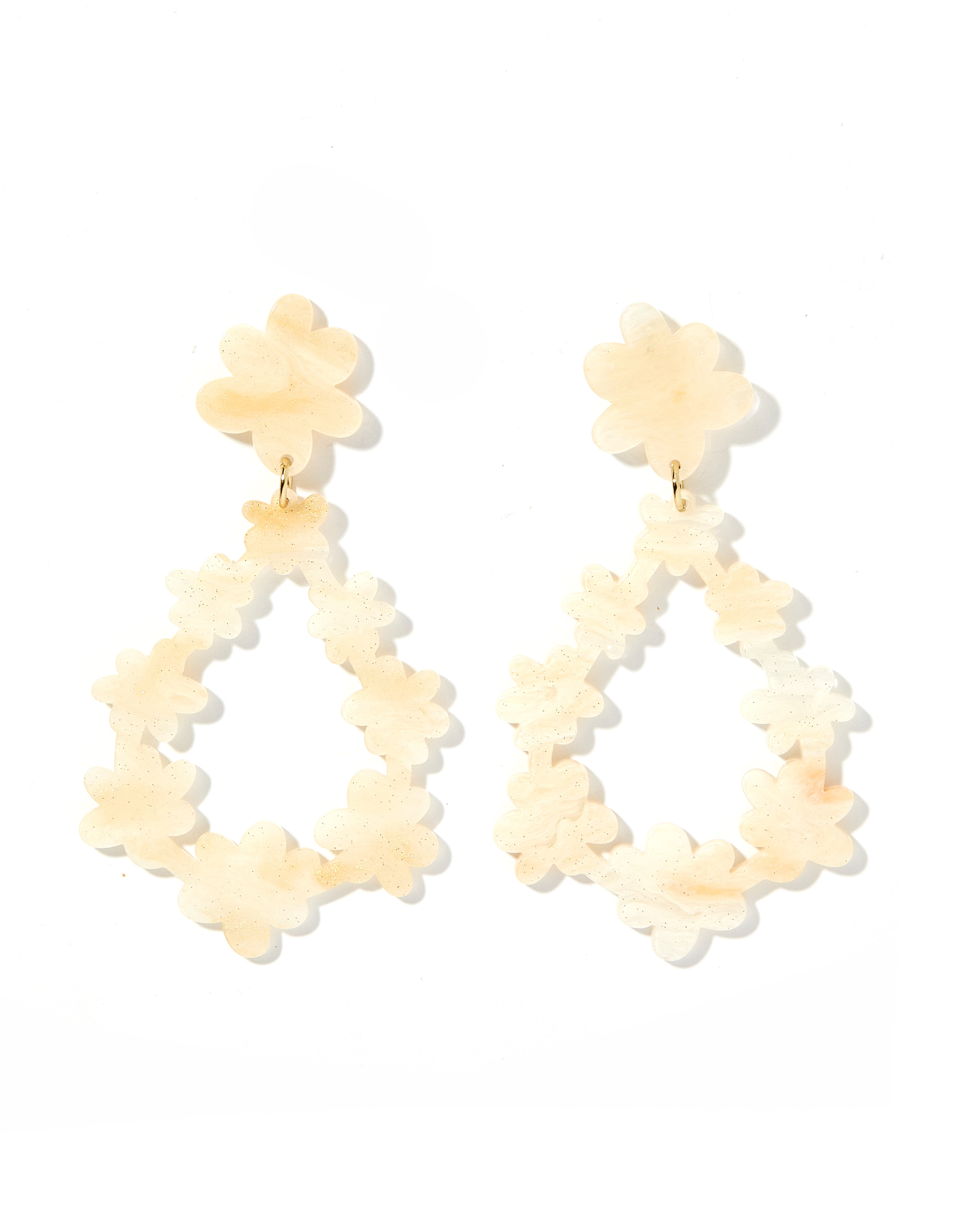 Bianca Statement Earrings - Milky Way