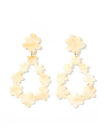 Bianca Statement Earrings - Milky Way