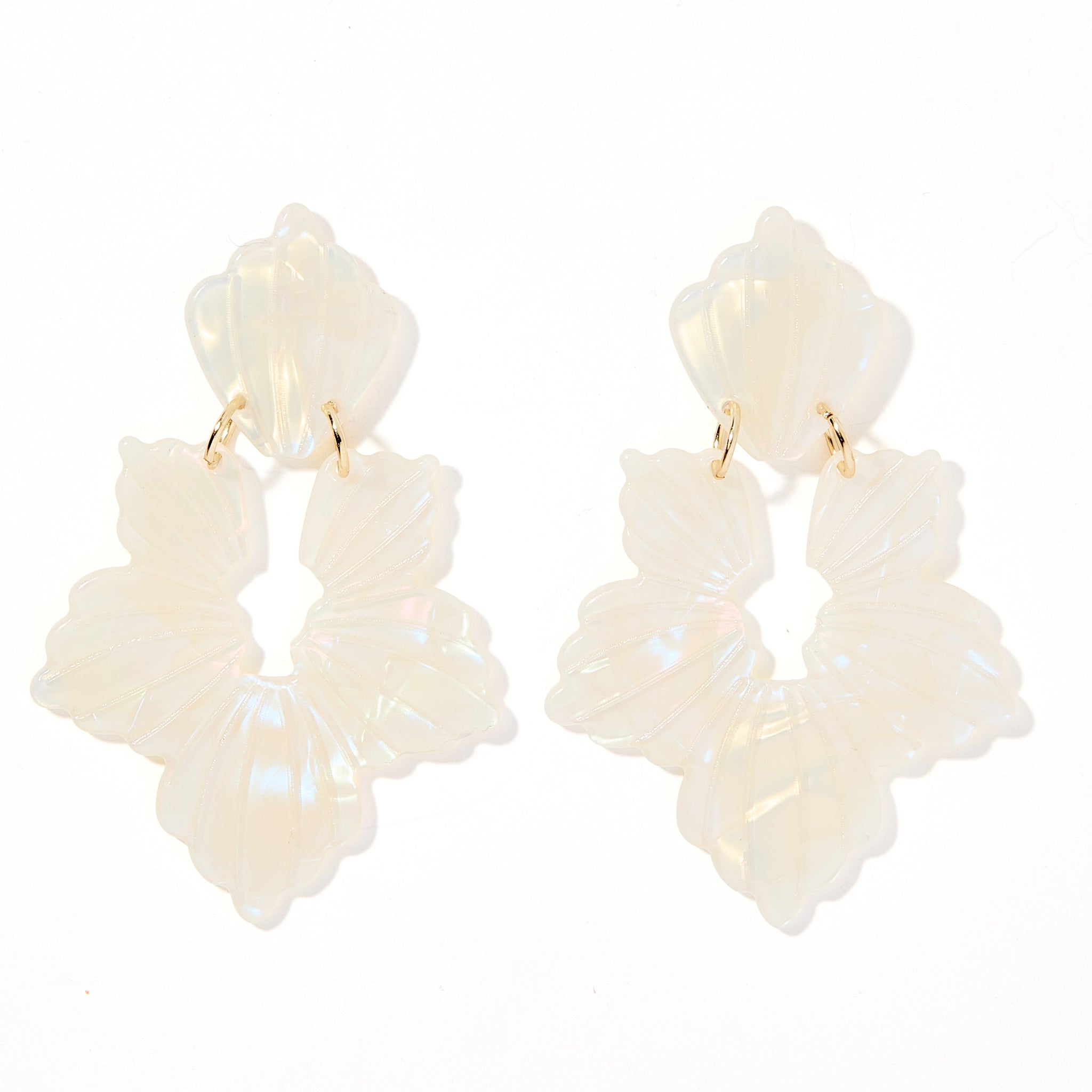 Michelle Statement Earring - Iridescent