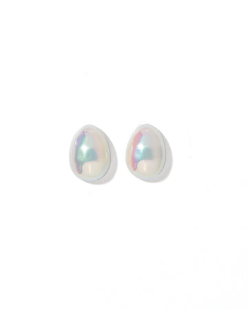 Monica Pearl Stainless Steel Earring