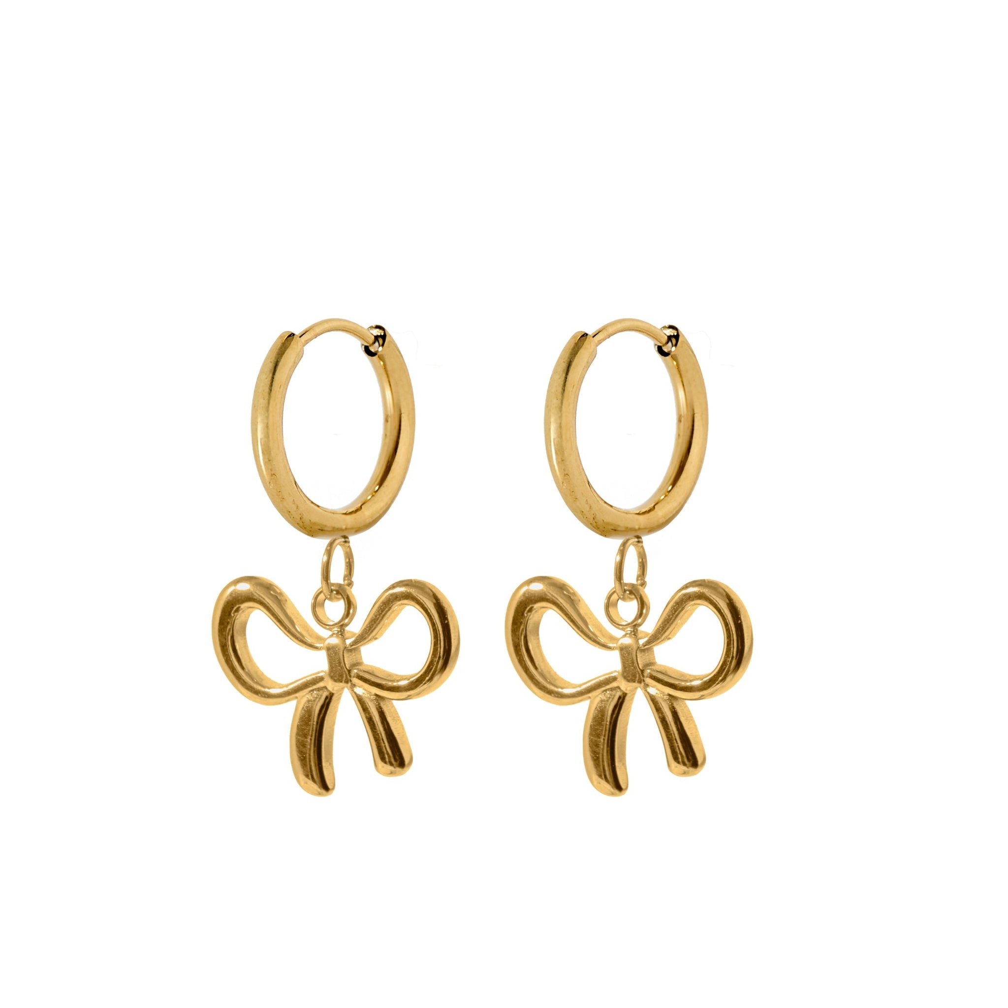 Lacey Dainty Hoop Gold