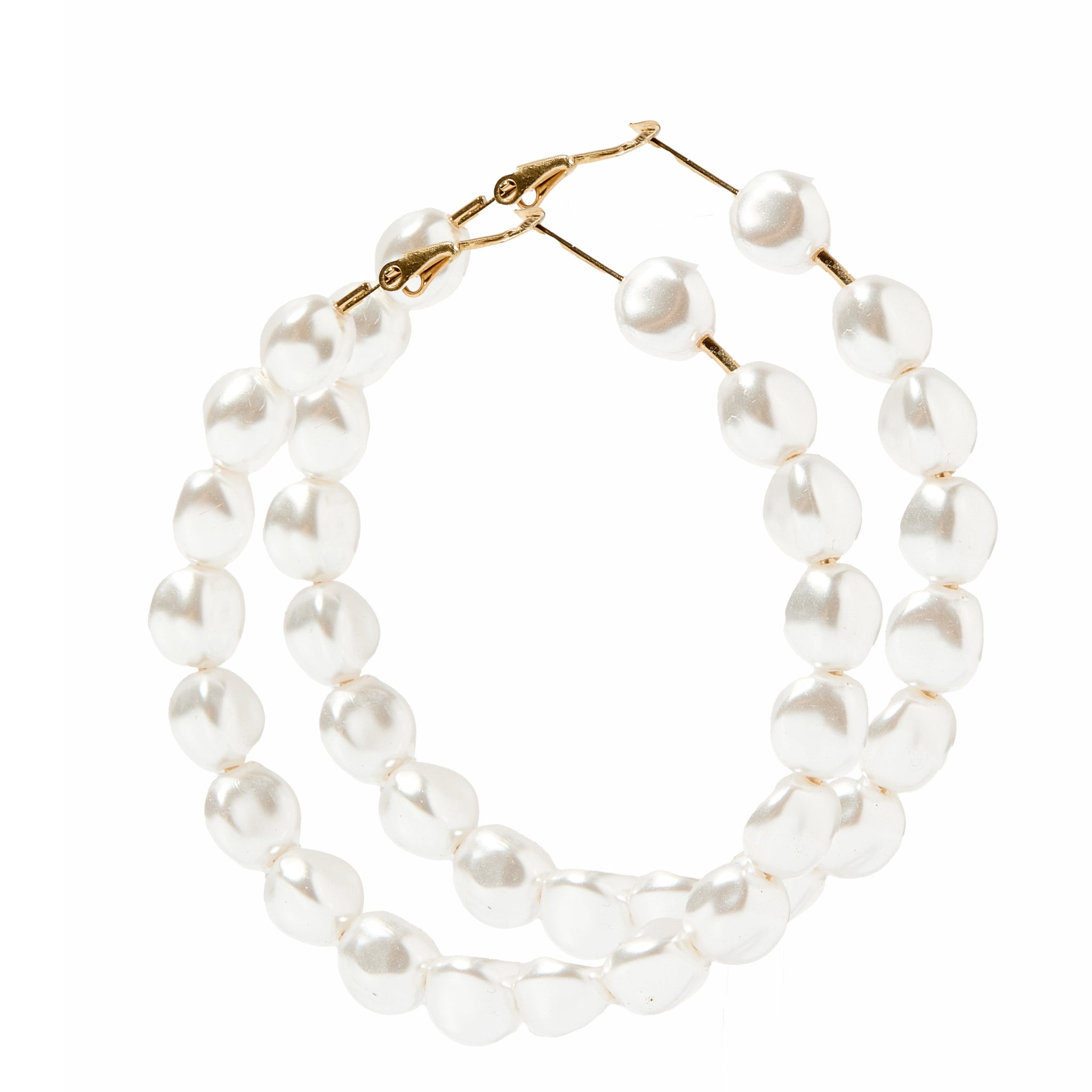 Jodi Pearl Hoop Earrings