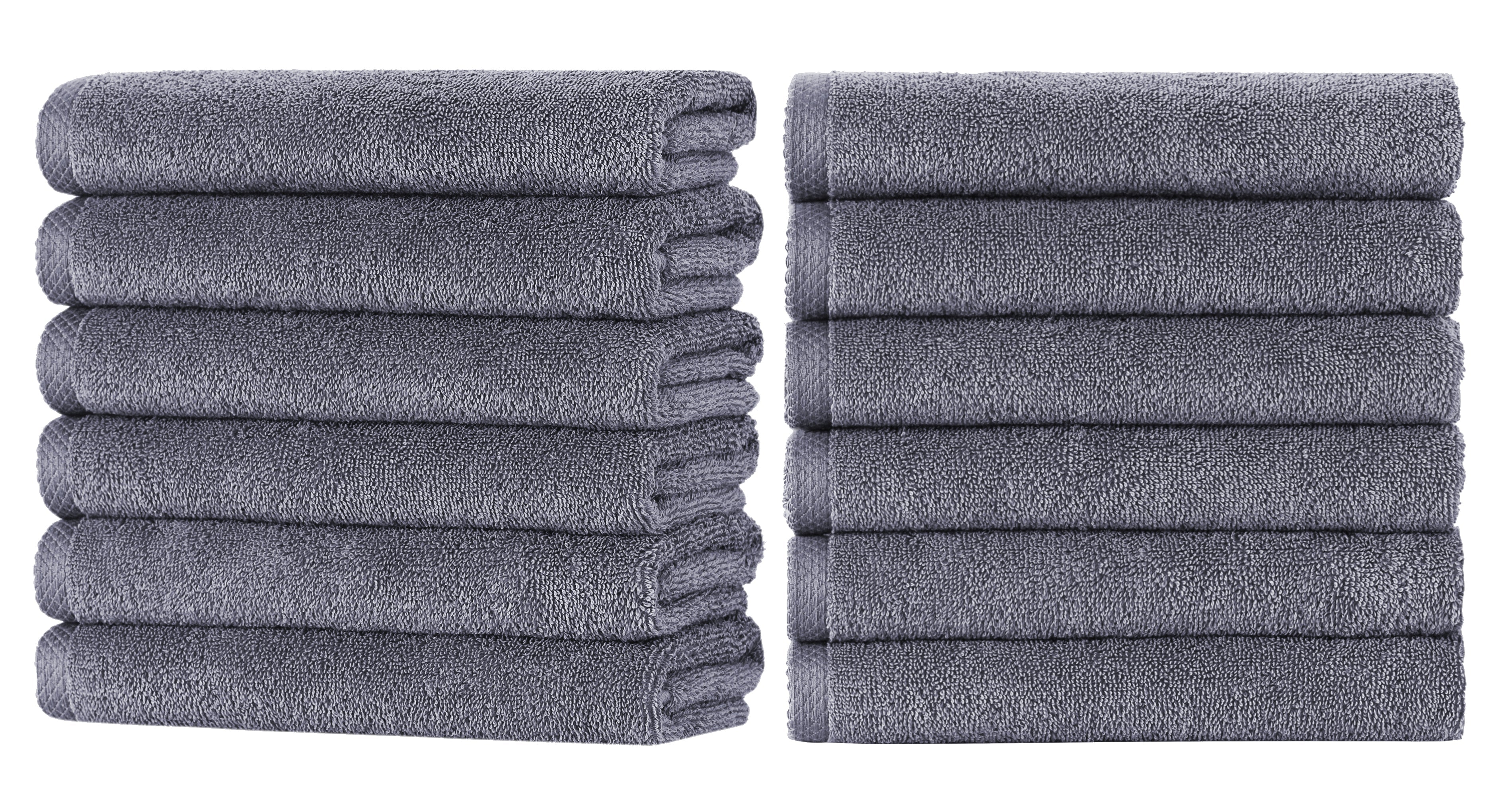 Hospitality Turkish Cotton Washcloths - 12 Pieces