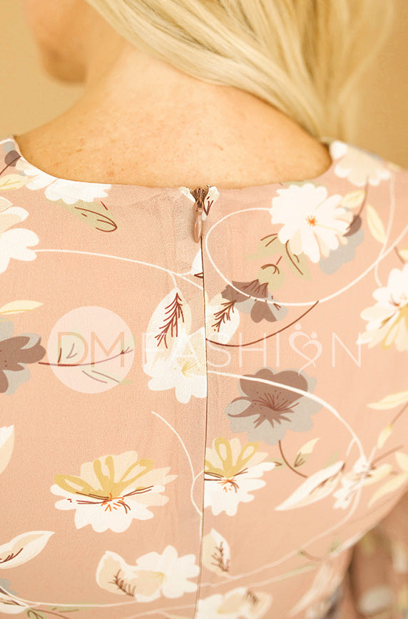 Skye Dusty Rose Floral Maxi - DM Exclusive - Restocked