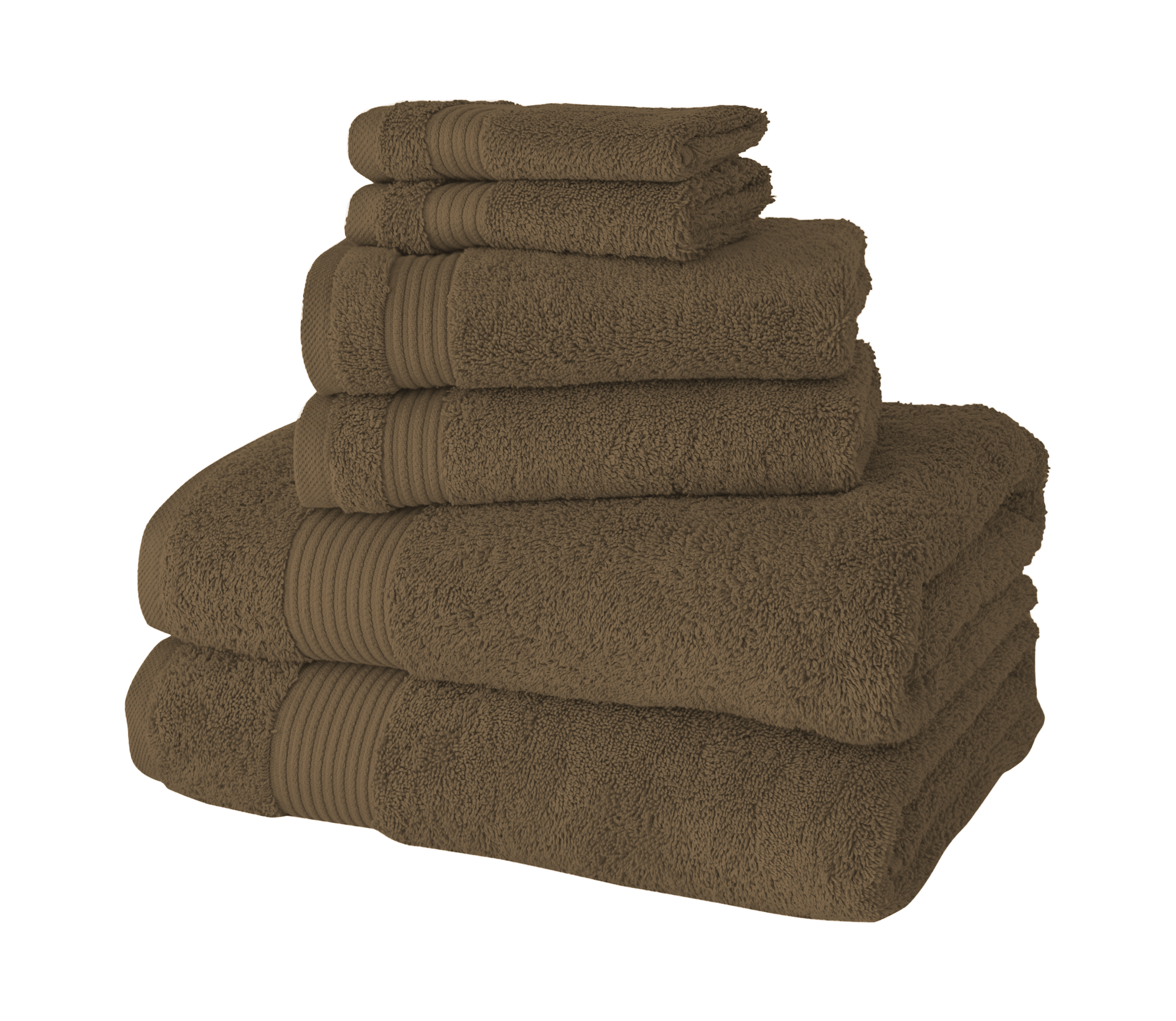 Amadeus Premium 6 Pc Towel Set Everyday Use - Made in Turkey
