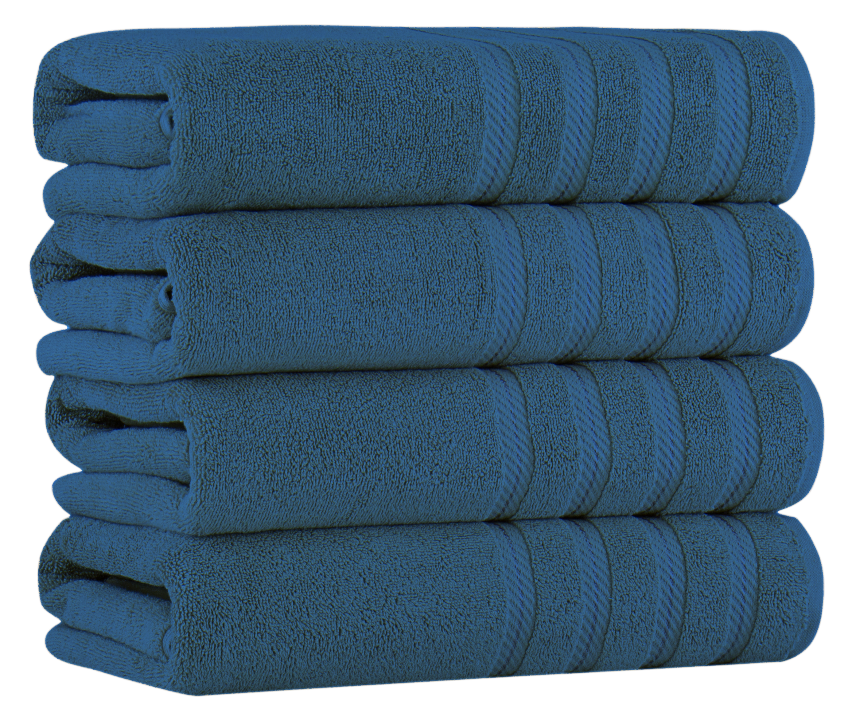 Antalya Turkish Cotton Luxury Bath Towels Set - 4 Pieces