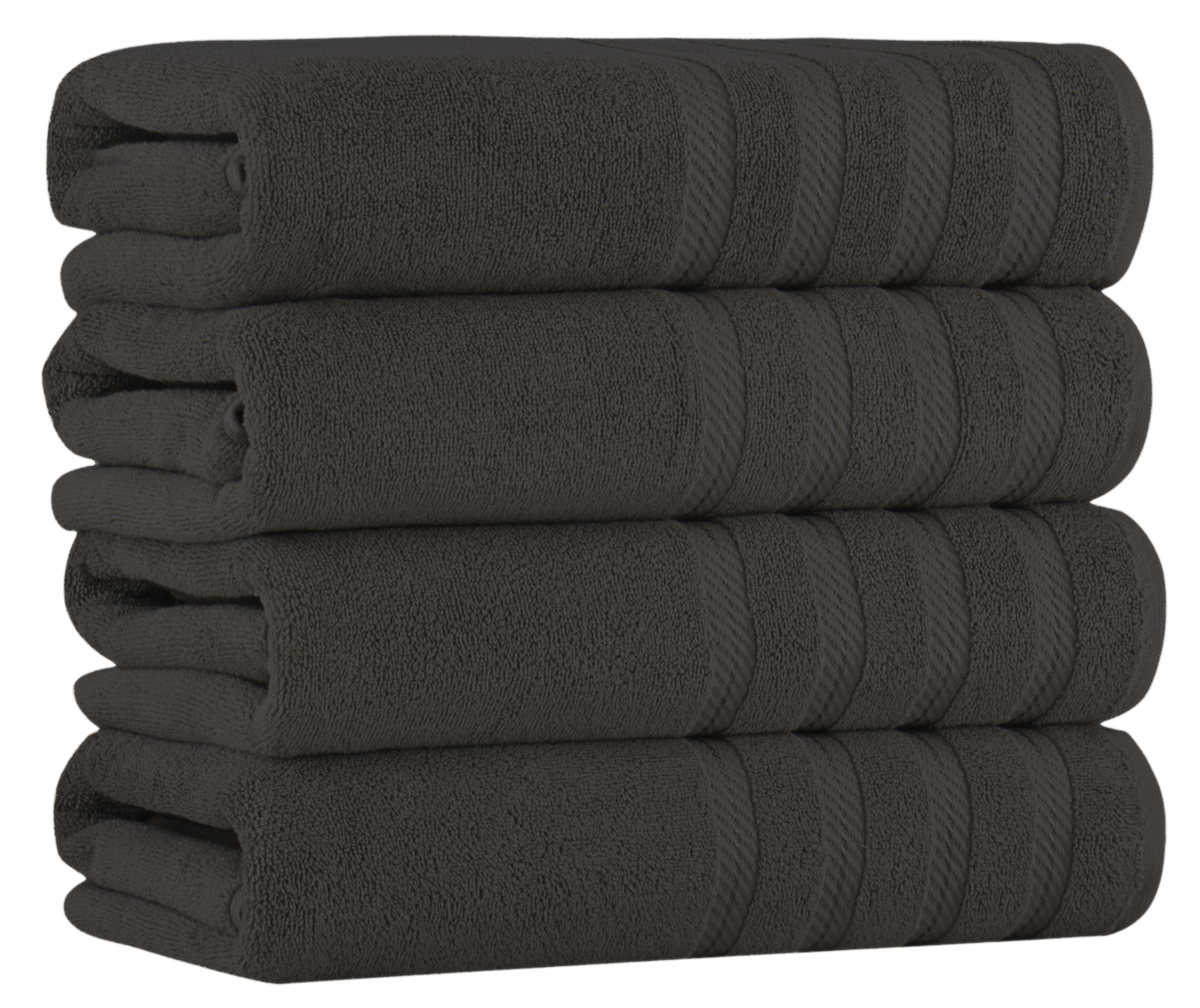 Antalya Turkish Cotton Luxury Bath Towels Set - 4 Pieces