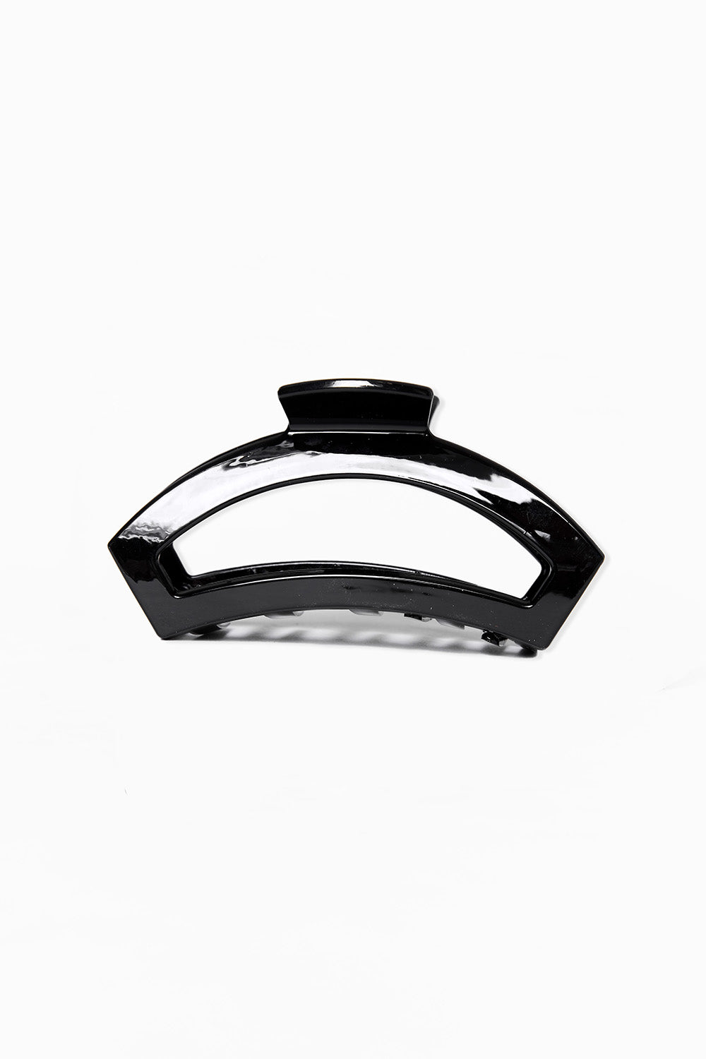 Teleties Large Open Hair Clip - Jet Black
