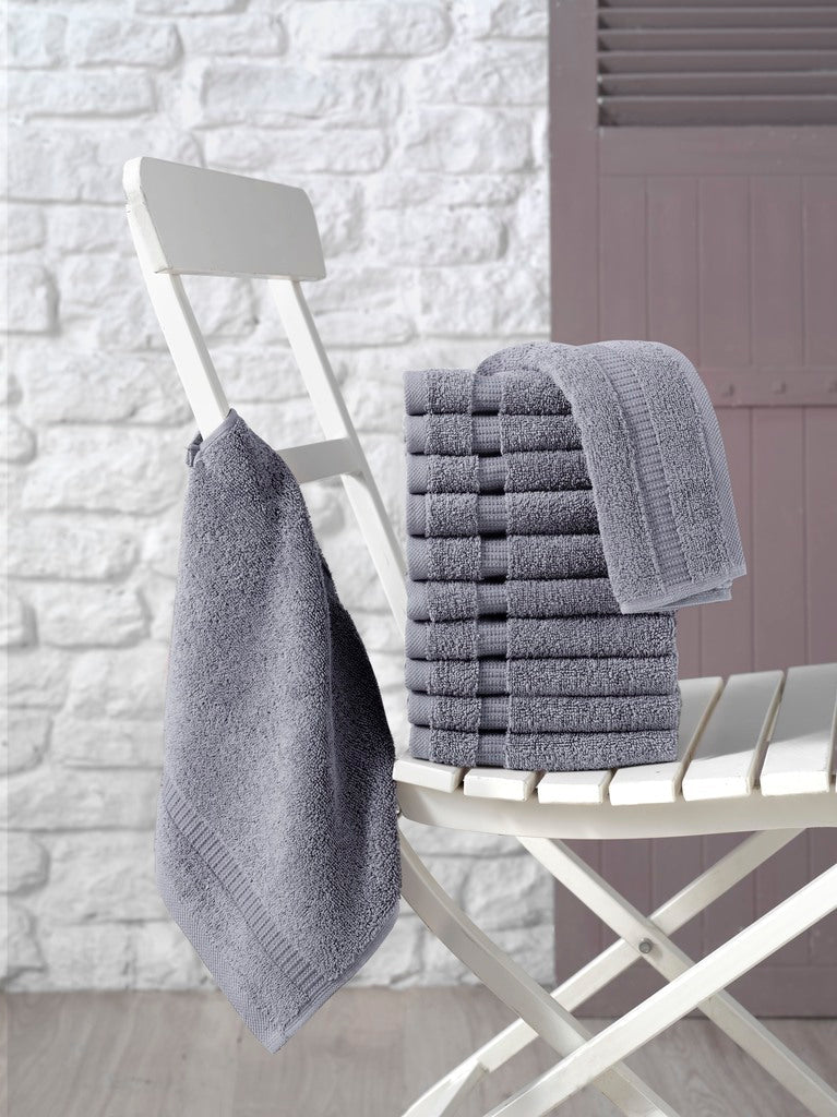 Cambridge Turkish Cotton Washcloths - 12 Pieces