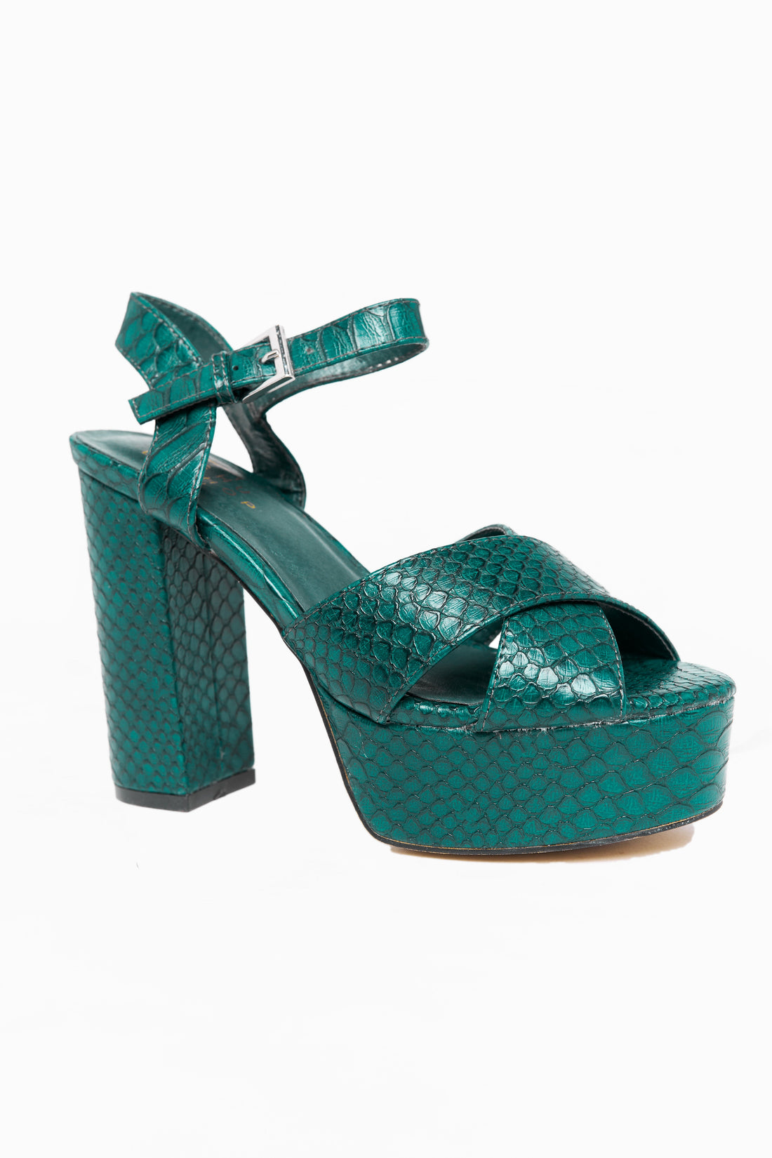 Eugenia Platform Heel - Green