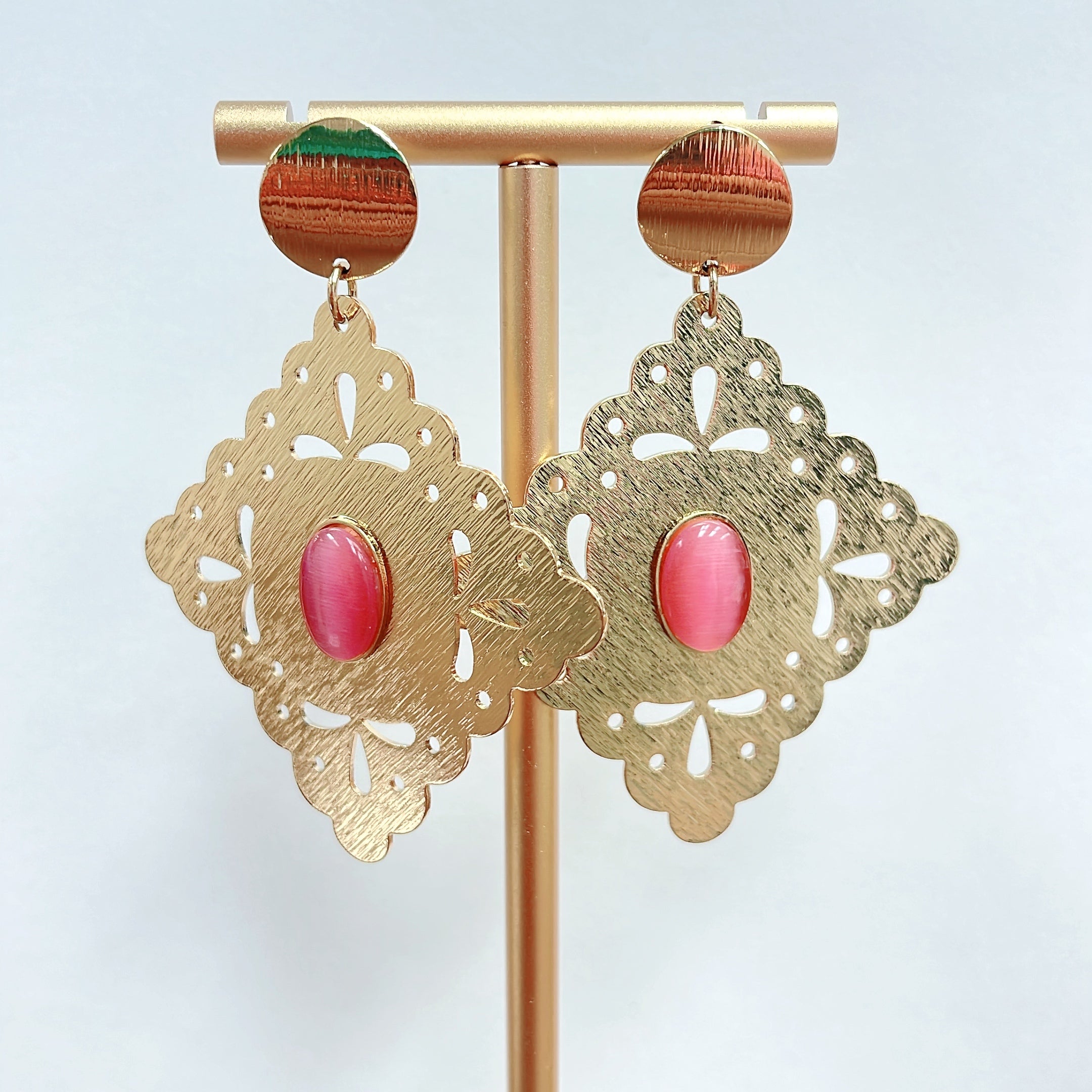 Rombo Mauve Earrings