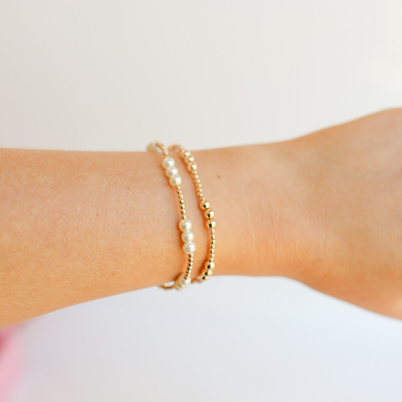 ILY Pearl Bracelet in Gold