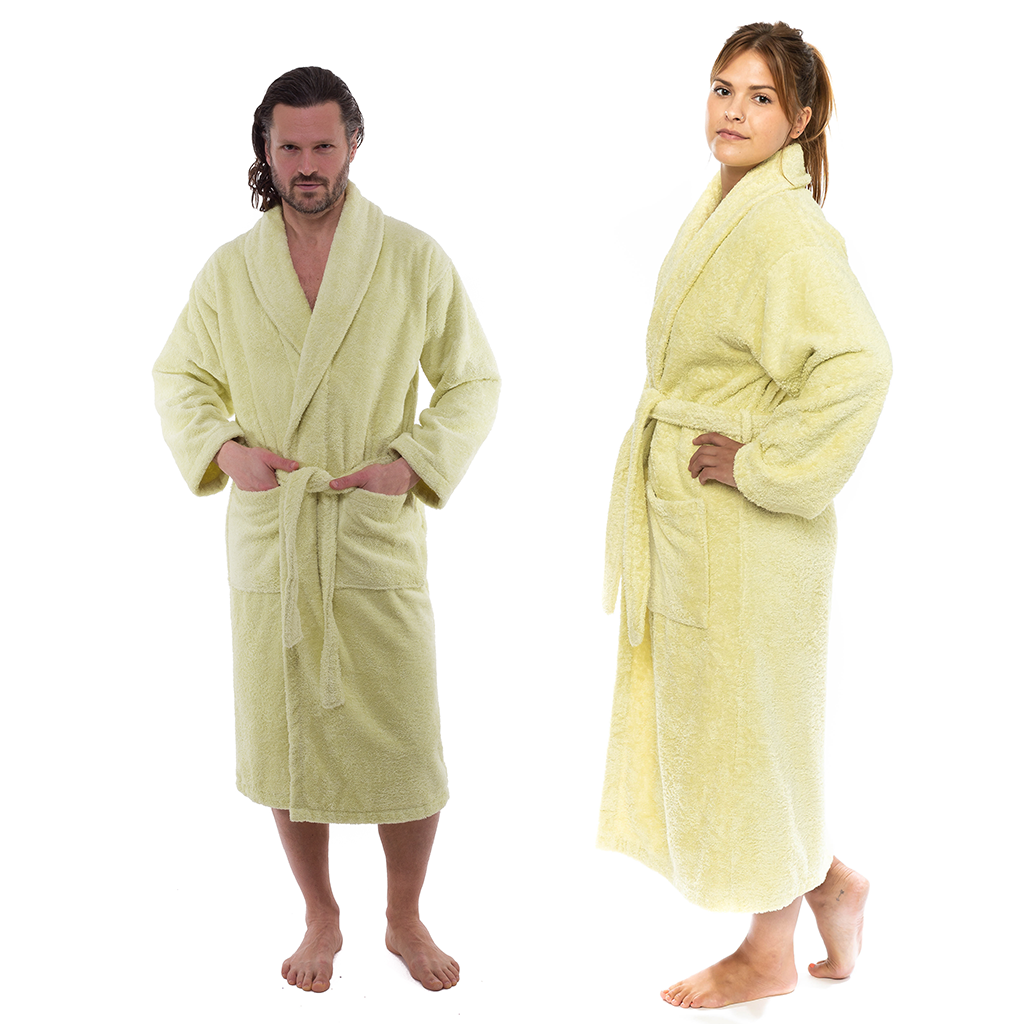 Classic Turkish Combed Cotton Luxurious Soft and Comfy Unisex Bathrobes