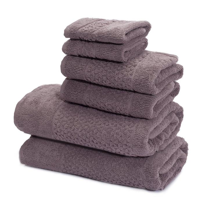 Mei-Tal Turkish Cotton Jacquard Towel Set of 6