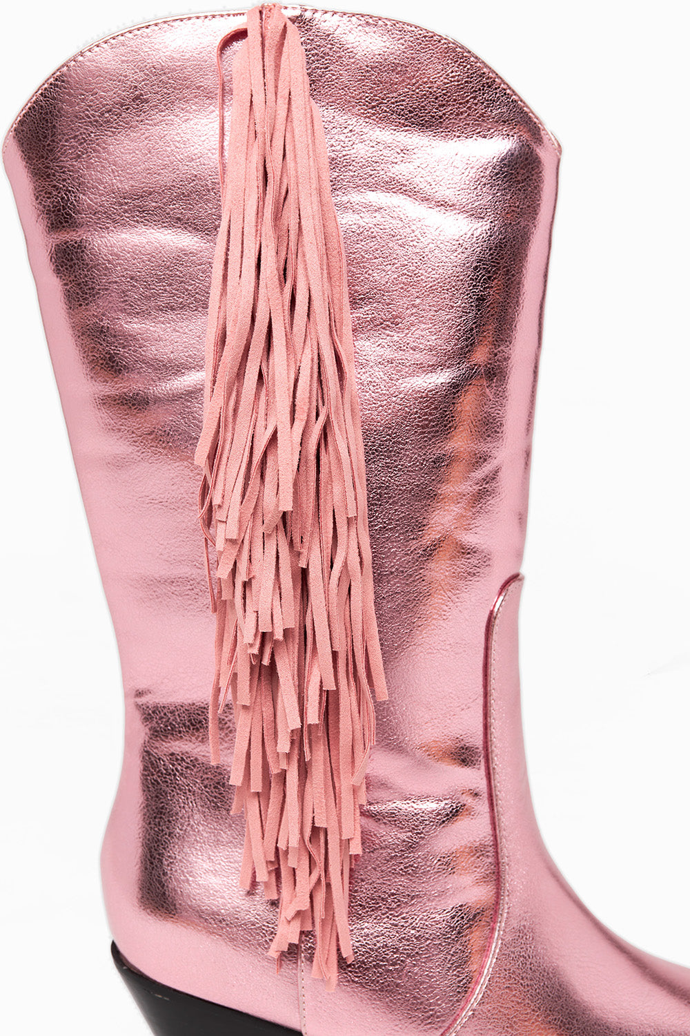 Andi Fringe Boot - Light Pink