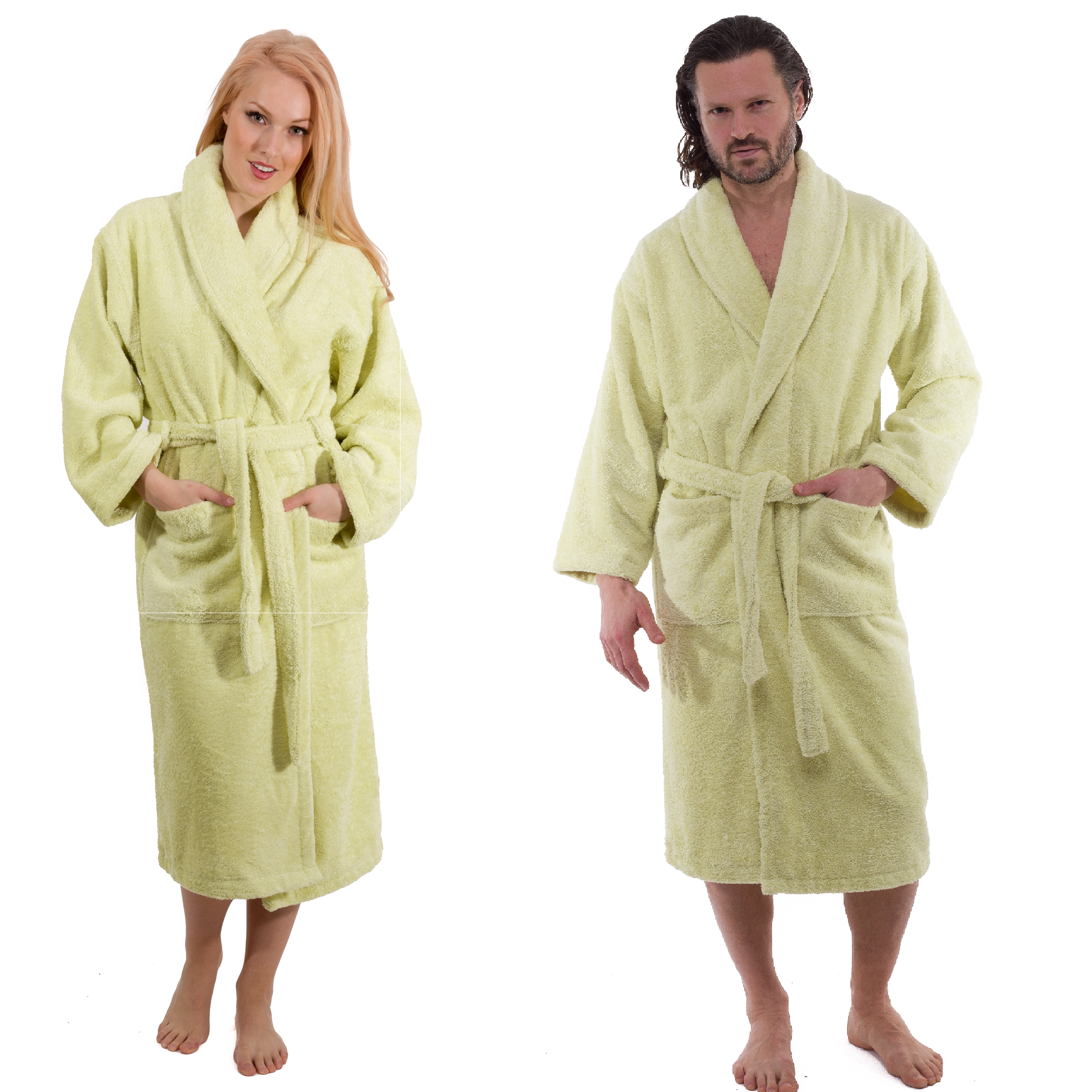 Classic Turkish Combed Cotton Luxurious Soft and Comfy Unisex Bathrobes