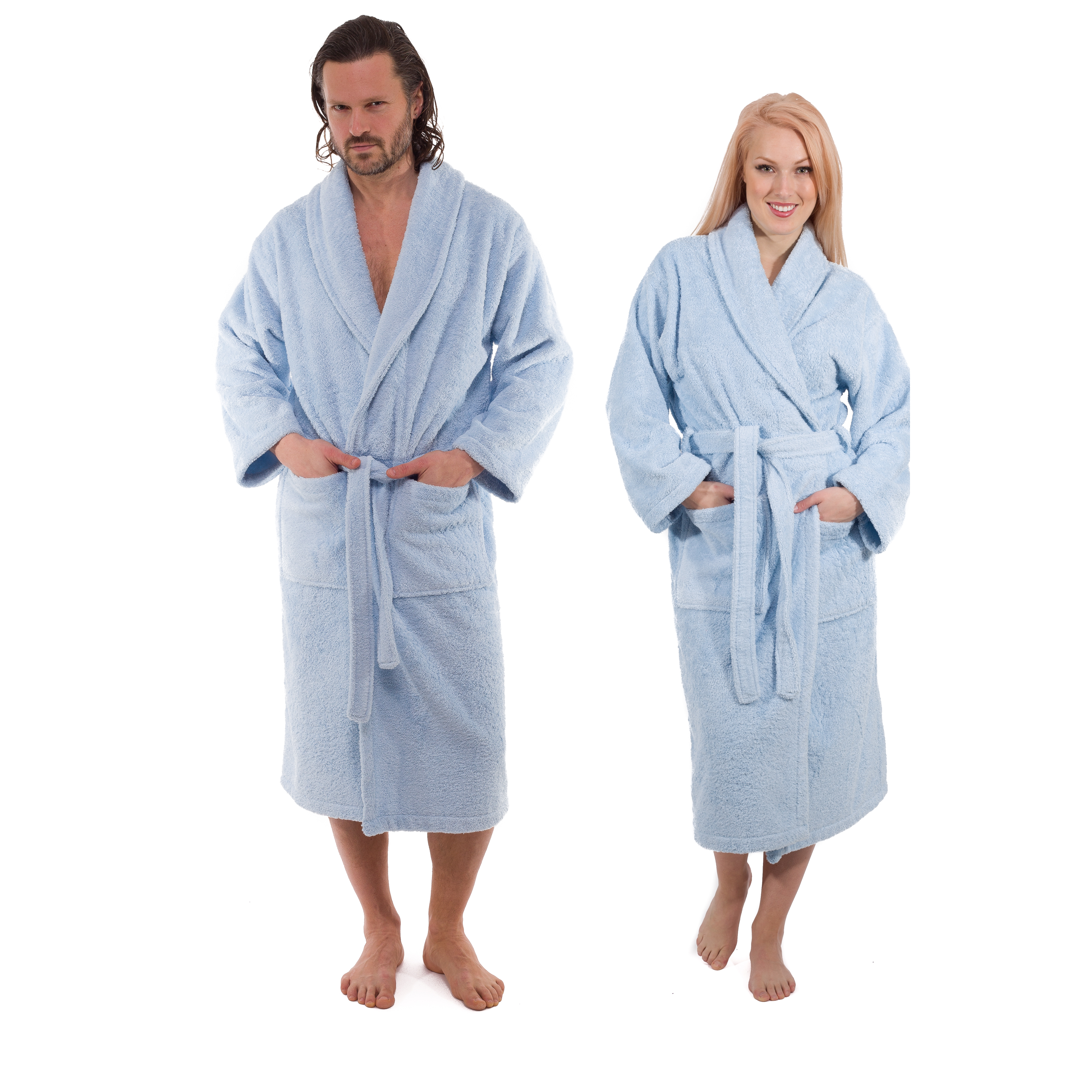 Classic Turkish Combed Cotton Luxurious Soft and Comfy Unisex Bathrobes