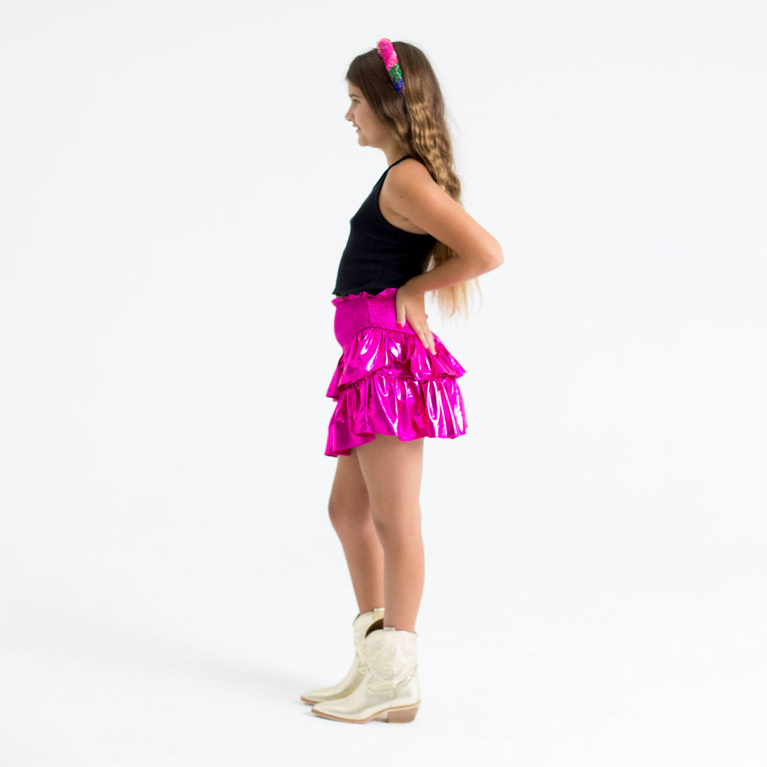 Brookie Fuchsia Tween Skort