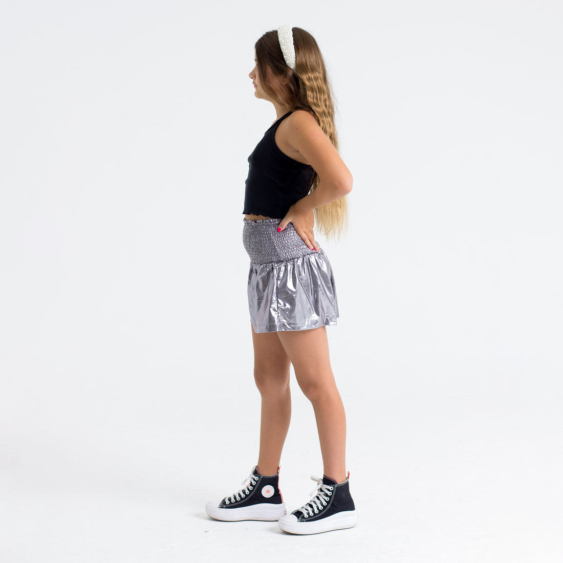 Eloise Steel Tween Shorts