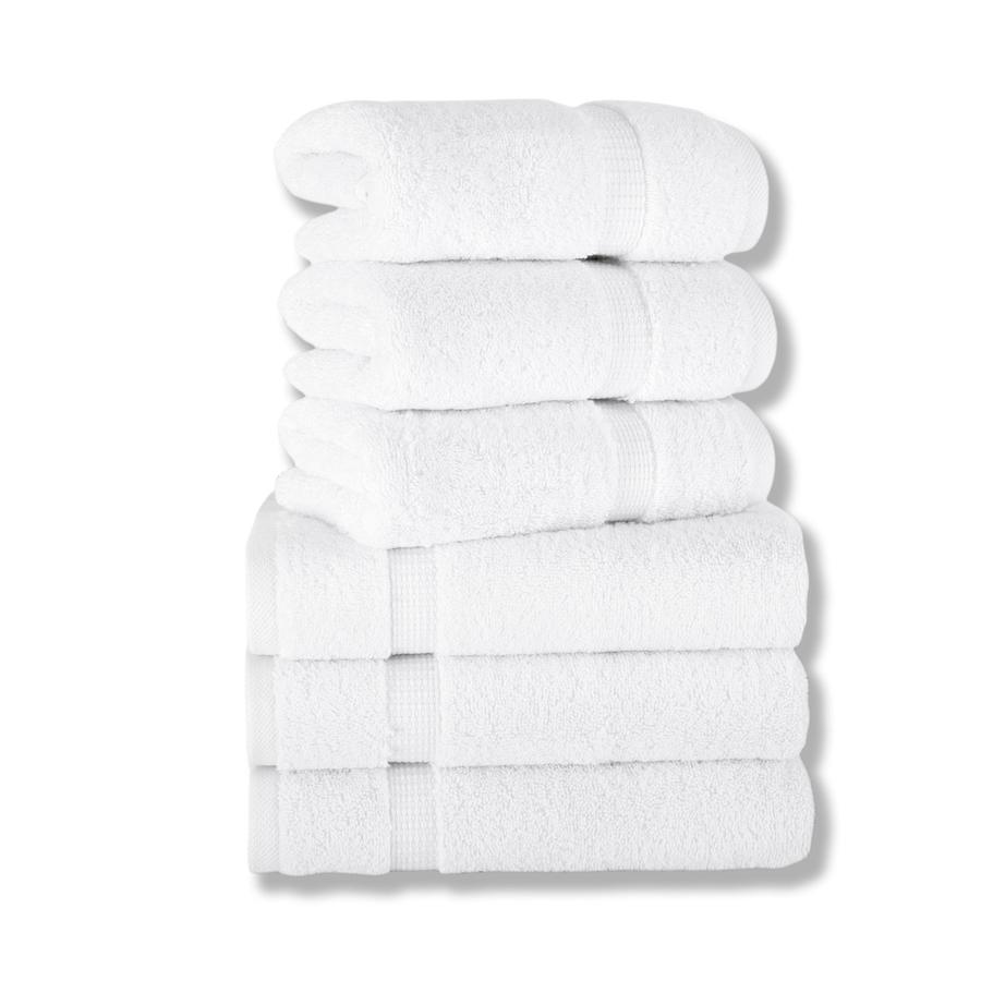 Villa Turkish Cotton Hotel Collection Hand Towels - 6 Pieces