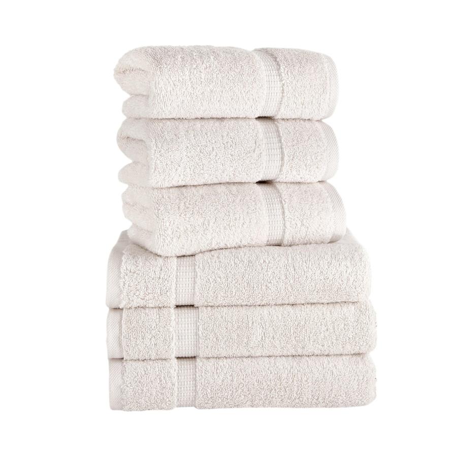 Villa Turkish Cotton Hotel Collection Hand Towels - 6 Pieces