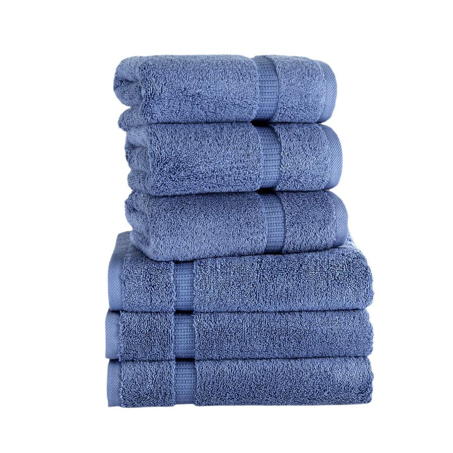 Villa Turkish Cotton Hotel Collection Hand Towels - 6 Pieces