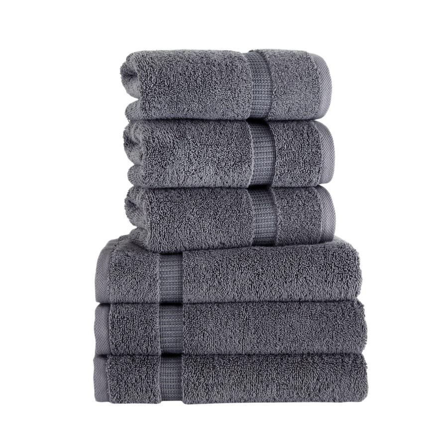 Villa Turkish Cotton Hotel Collection Hand Towels - 6 Pieces