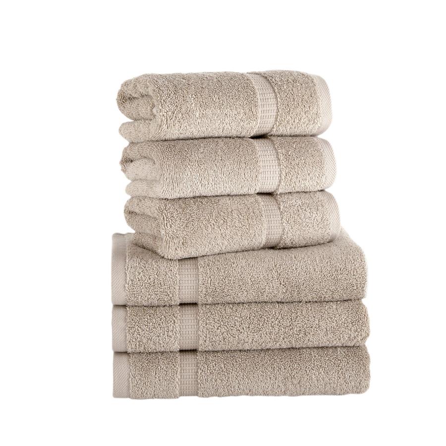 Villa Turkish Cotton Hotel Collection Hand Towels - 6 Pieces