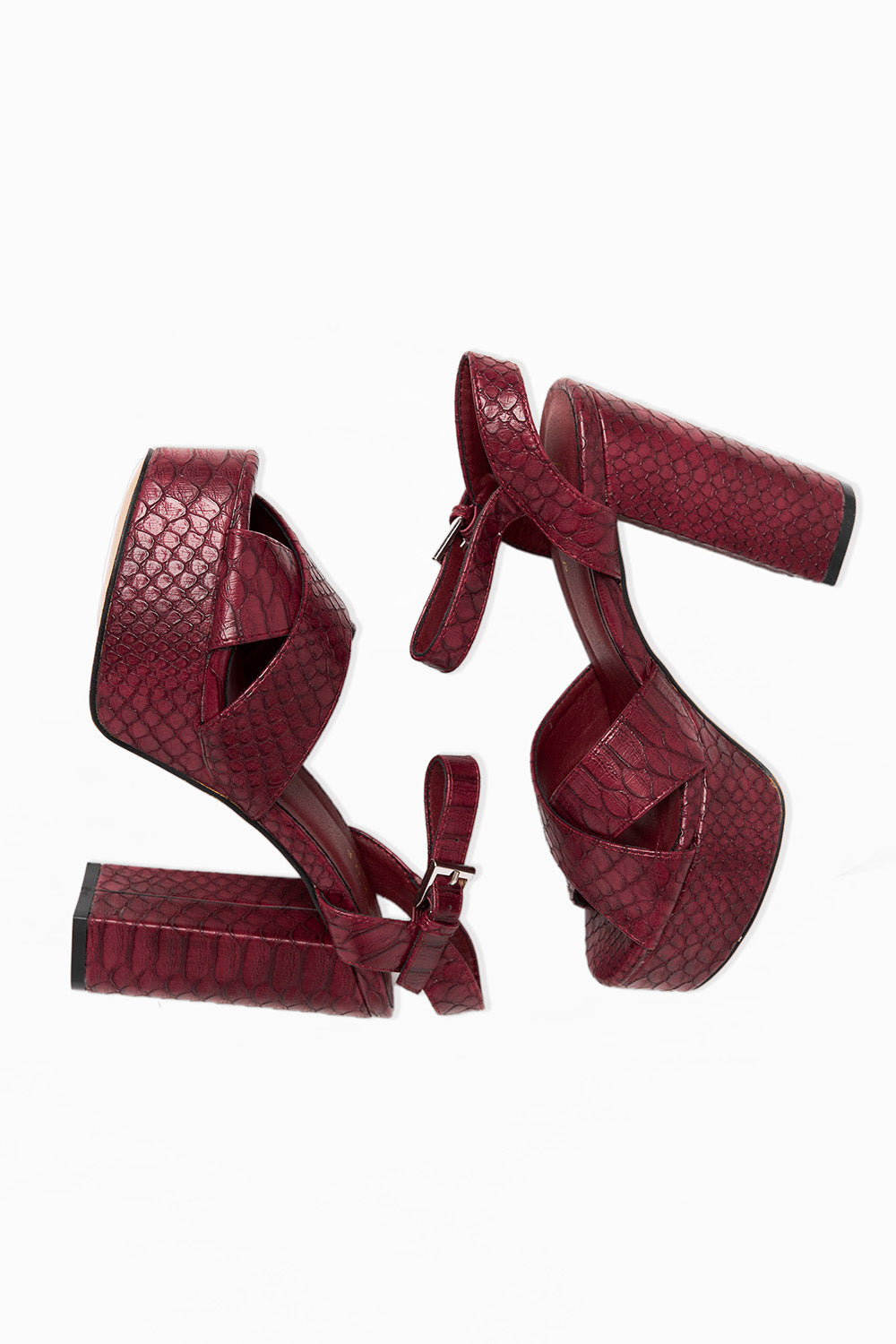 Eugenia Platform Heel - Wine