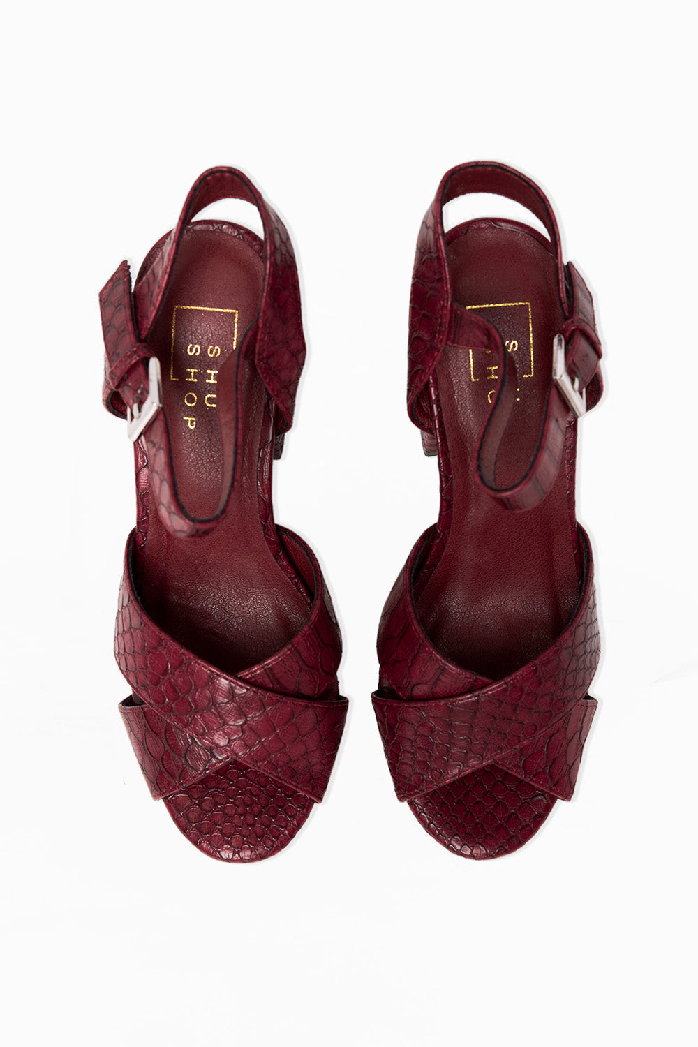 Eugenia Platform Heel - Wine