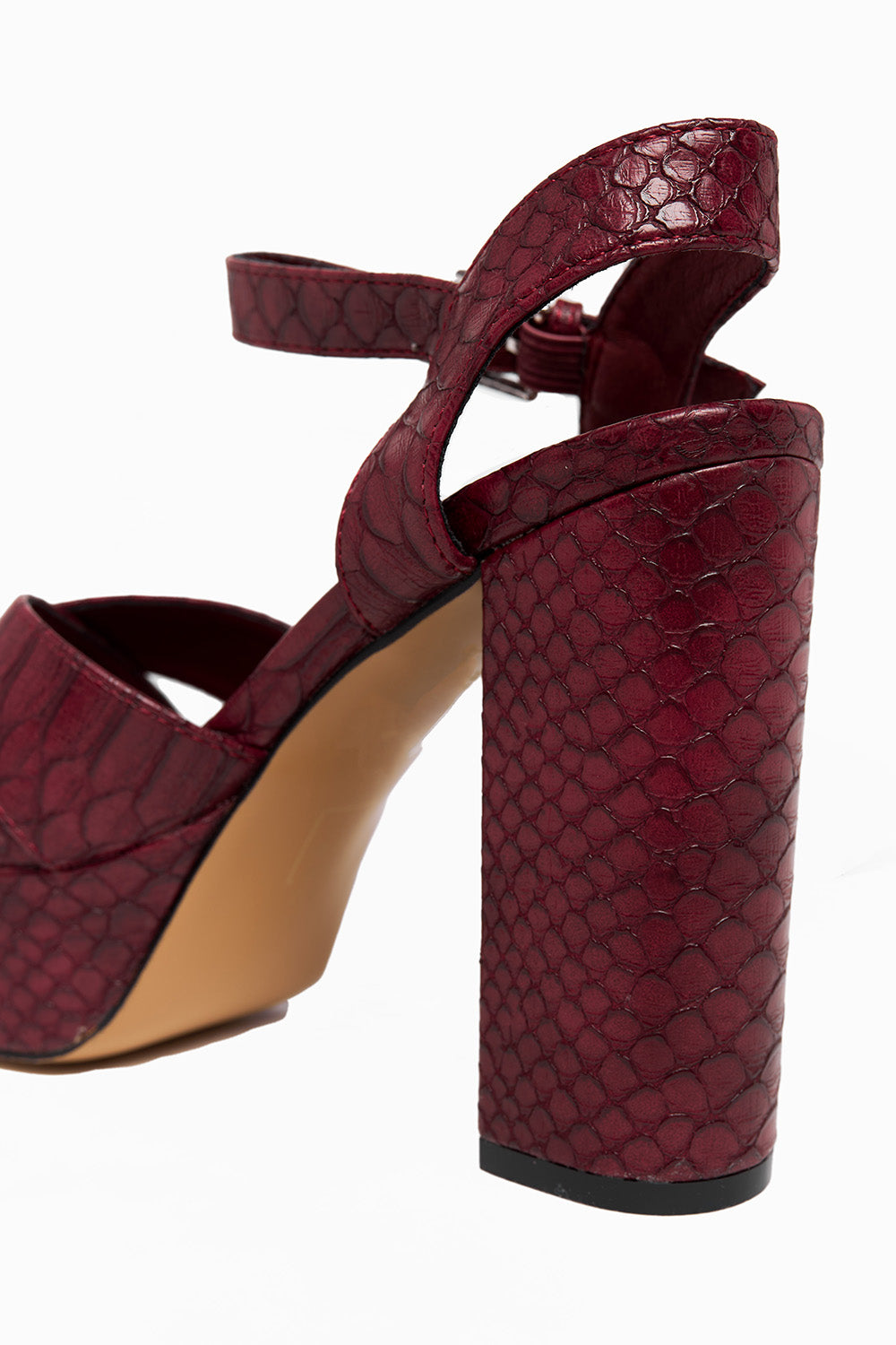 Eugenia Platform Heel - Wine
