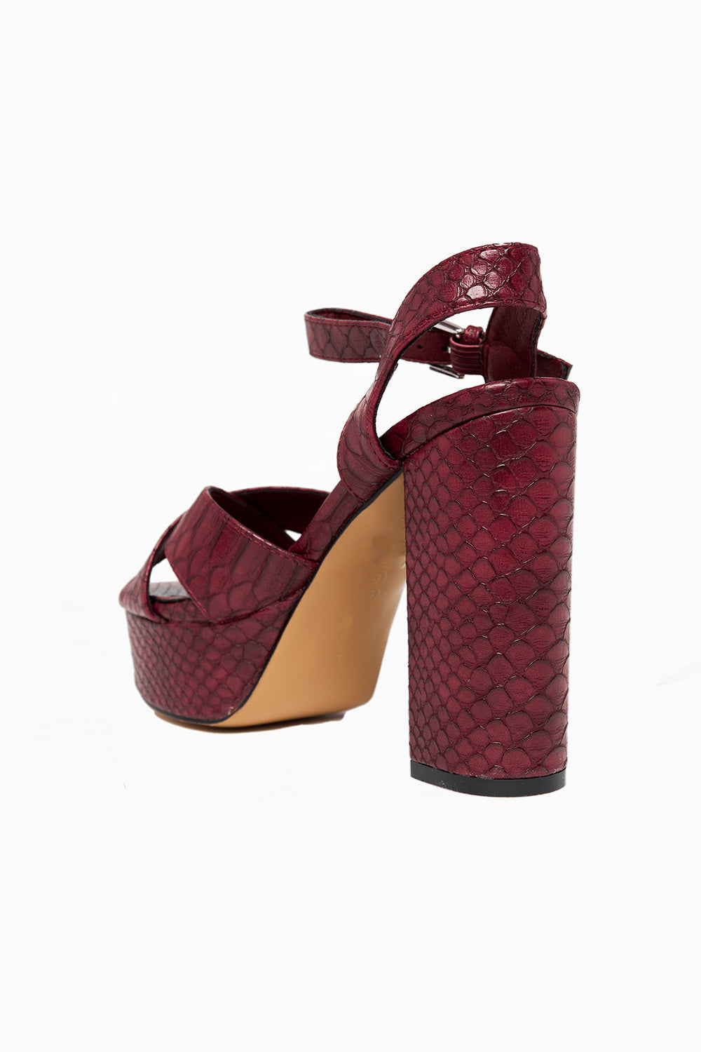 Eugenia Platform Heel - Wine